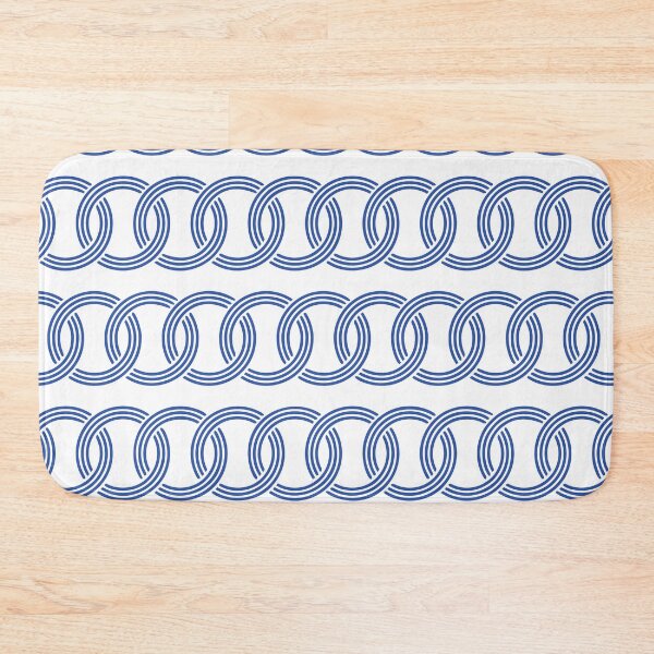 Item preview, Blue circles on White Background designed and sold by Miller Designs Print & Pattern.