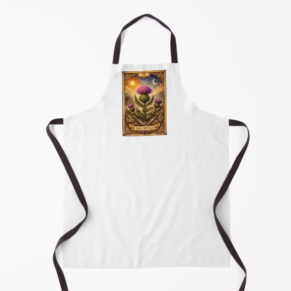 Item preview, The Thistle Tarot Card of Wisdom designed and sold by AuntVan's FreakyTrinkets.