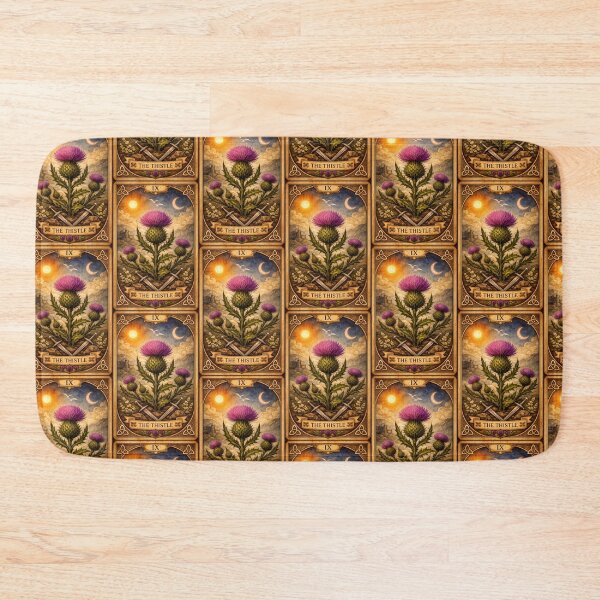 Item preview, The Thistle Tarot Card of Wisdom designed and sold by AuntVan's FreakyTrinkets.