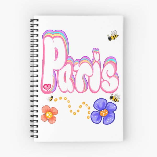 Item preview, Paris name Floral flowers with bees - Top 10 best personalized gifts personalised Graffiti name Paris designed and sold by Artonmytee.