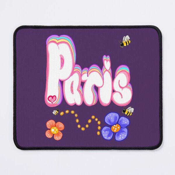 Item preview, Paris name Floral flowers with bees - Top 10 best personalized gifts personalised Graffiti name Paris designed and sold by Artonmytee.