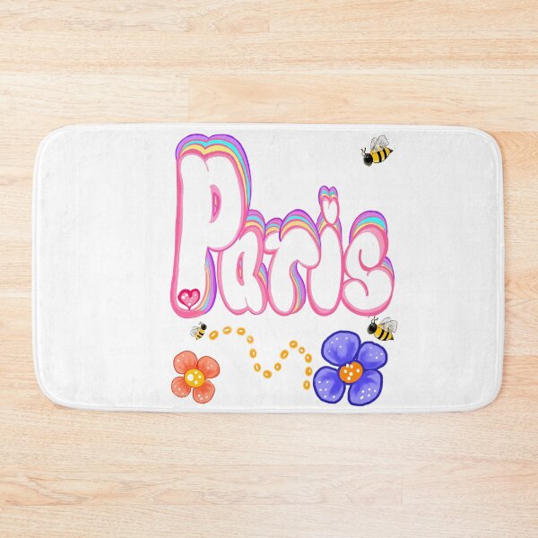 Item preview, Paris name Floral flowers with bees - Top 10 best personalized gifts personalised Graffiti name Paris designed and sold by Artonmytee.