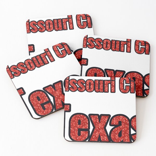 Item preview, Missouri City Texas City Name With Red Rhinestone designed and sold by TheIconSmith.