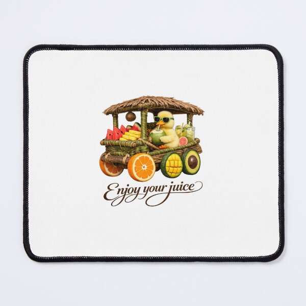 Item preview, Cool Duckling Tropical Fruit Cart – Fresh Juice Summer Vibes designed and sold by Fabrifrank.