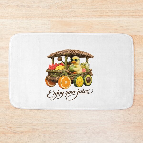 Item preview, Cool Duckling Tropical Fruit Cart – Fresh Juice Summer Vibes  designed and sold by Fabrifrank.