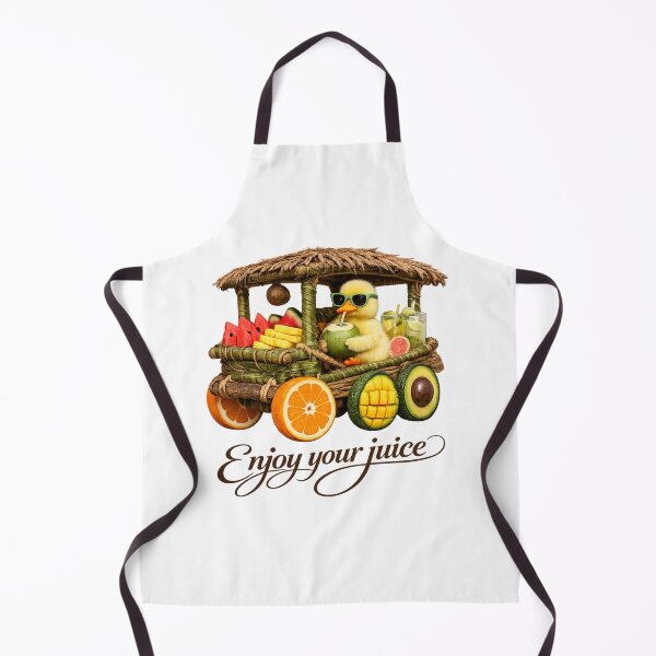 Item preview, Cool Duckling Tropical Fruit Cart – Fresh Juice Summer Vibes designed and sold by Fabrifrank.