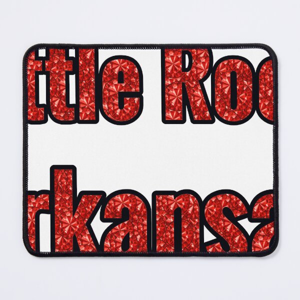 Item preview, Little Rock Arkansas City Name With Red Rhinestone designed and sold by TheIconSmith.