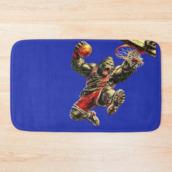Item preview, Gorilla Basketball Player Hand Drawn Sticker – Street Sports Animal Art designed and sold by Felixuss.