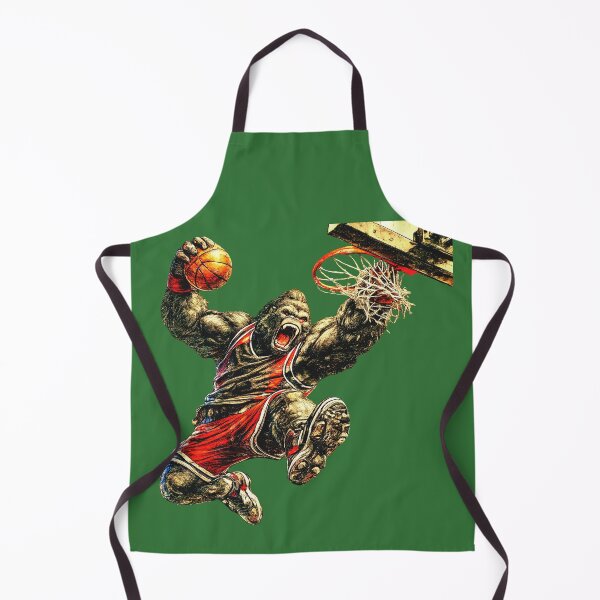 Item preview, Gorilla Basketball Player Hand Drawn Sticker – Street Sports Animal Art designed and sold by Felixuss.
