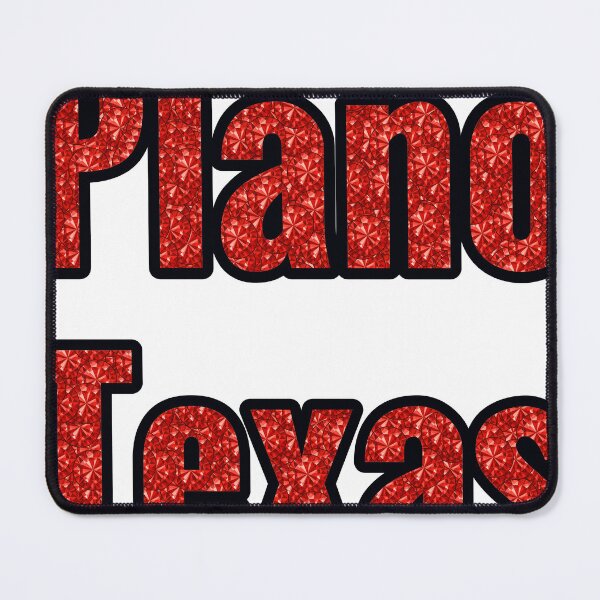 Item preview, Plano Texas City Name With Red Rhinestone designed and sold by TheIconSmith.