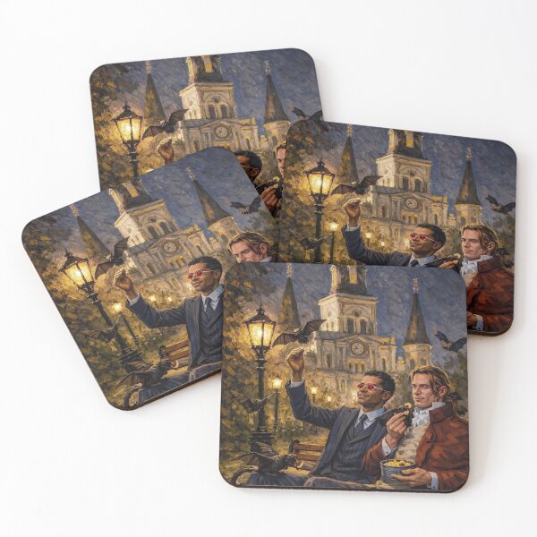 Item preview, Louis and Lestat Feeding Bats designed and sold by Occupational  Horrors.