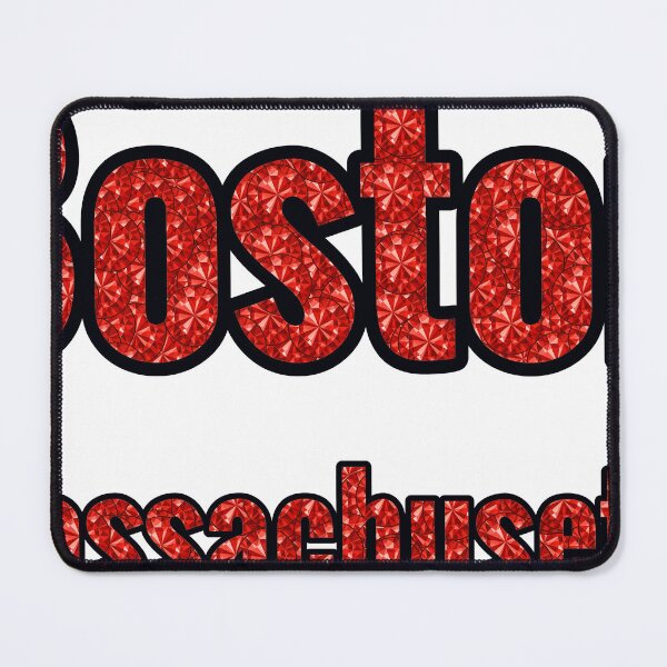 Item preview, Boston Massachusetts City Name With Red Rhinestone designed and sold by TheIconSmith.