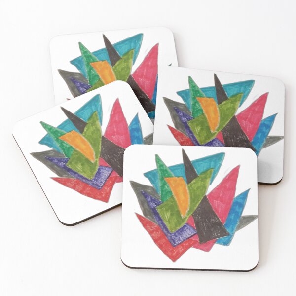 Item preview, triangular colorful geometric triangular abstract design designed and sold by SmashingDeals.