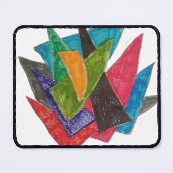 Item preview, triangular colorful geometric triangular abstract design designed and sold by SmashingDeals.
