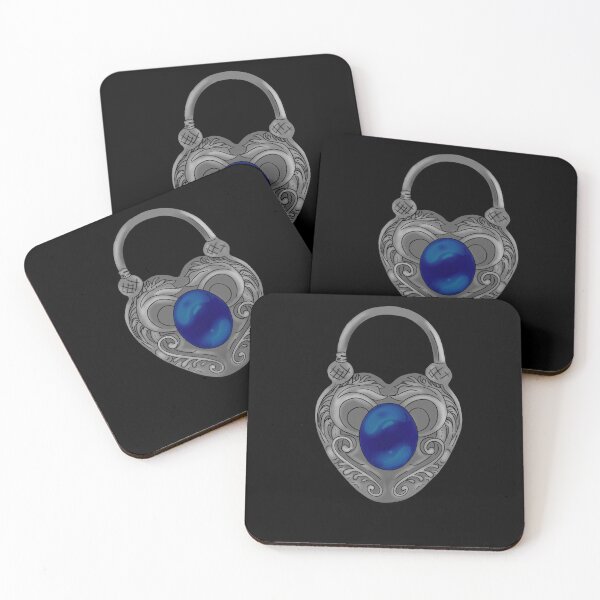 Item preview, Victorian Heart Locket ( sapphire and silver version ) designed and sold by The Noir Arts.