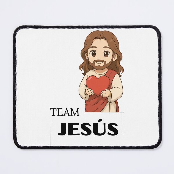 Item preview, Team Jesus Cute Chibi Christian Design designed and sold by FaithWayStudio.