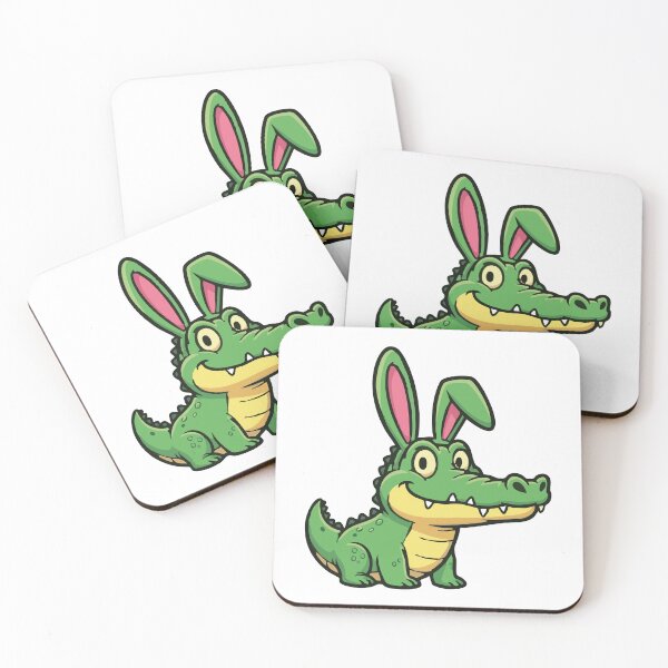 Item preview, CUTE CREATURES - CROCOBUNNY designed and sold by Cosmic Pop Lab.