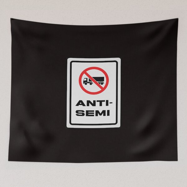 Item preview, anti semi truck logo designed and sold by VWscout2.