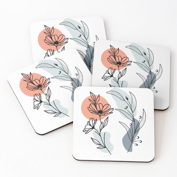 Item preview, Floral Line Art designed and sold by OrangeOtterArt.