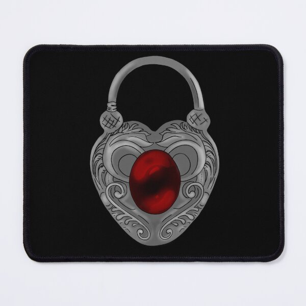 Item preview, Victorian Heart Locket ( garnet and silver version ) designed and sold by The Noir Arts.