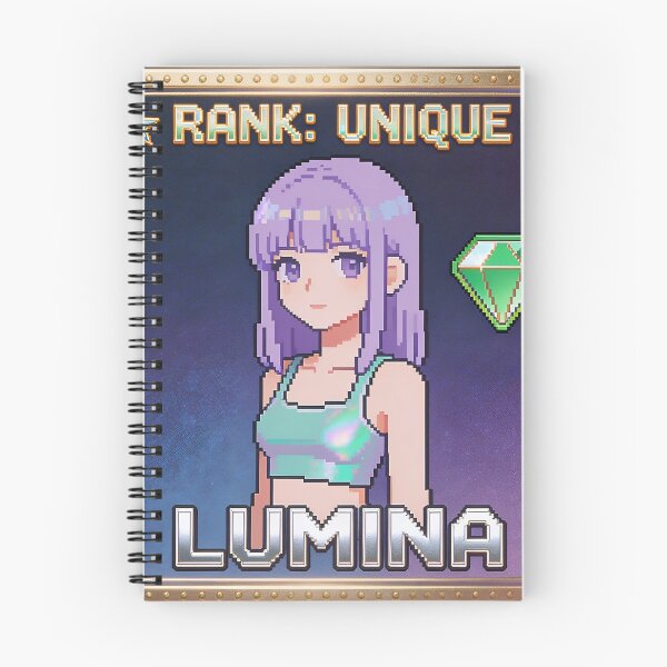 Item preview, A cartoon anime girl with purple hair and a green diamond on transparent background designed and sold by Creative88Art.