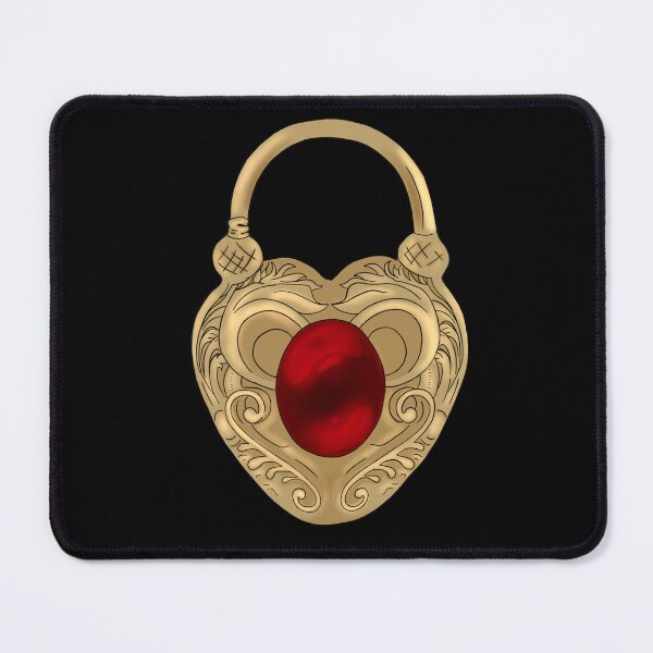 Item preview, Victorian Heart Locket ( garnet and gold version ) designed and sold by The Noir Arts.