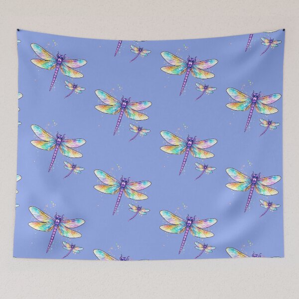 Item preview, Dragonfly watercolor art designed and sold by Natart1004.