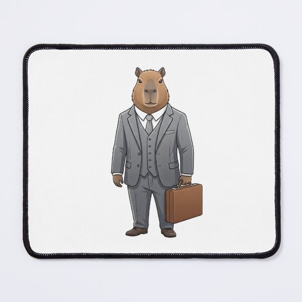 Item preview, Professional Capybara Business Man in a Suit designed and sold by Kvarny.