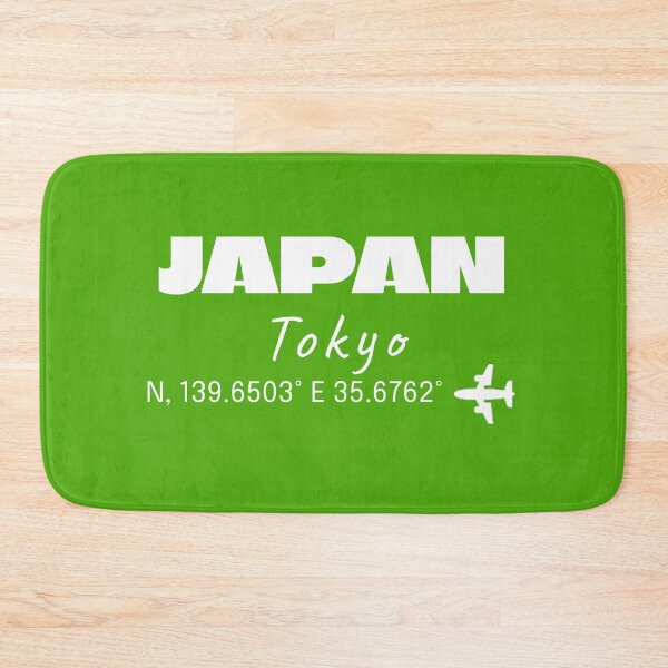 Item preview, Tokyo Japan Coordinates Minimal Travel Design-white text designed and sold by Soft Strength Studio.