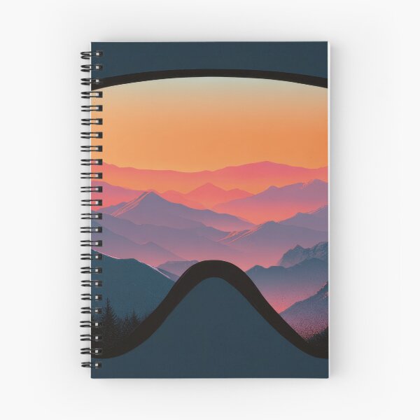 Item preview, Sunset over mountains in goggles designed and sold by anytka.