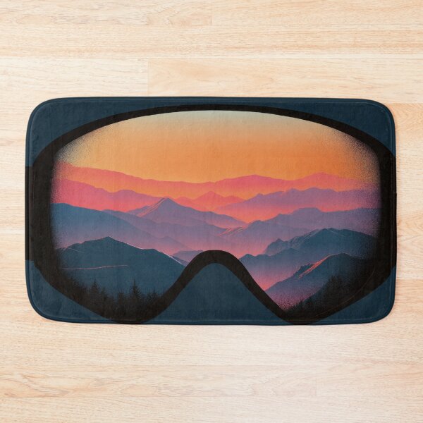 Item preview, Sunset over mountains in goggles designed and sold by anytka.