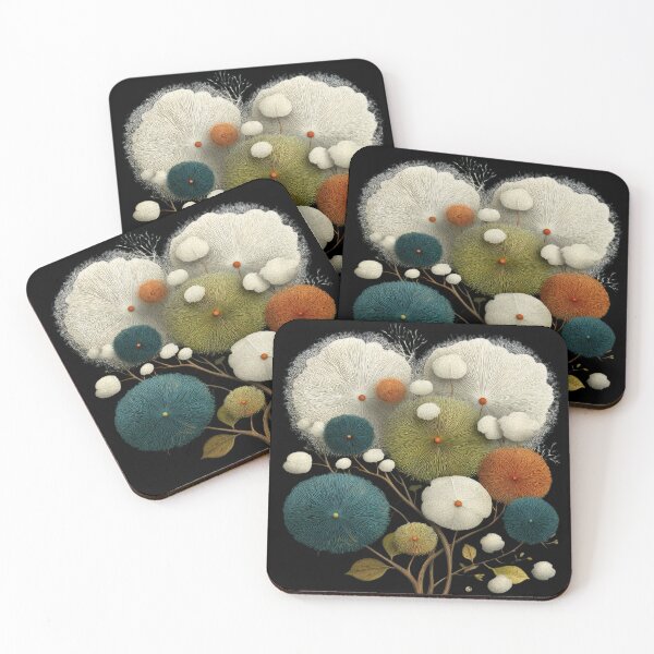 Item preview, Intricate Aspergillus Botanical Fungi Garden designed and sold by T-pocket.