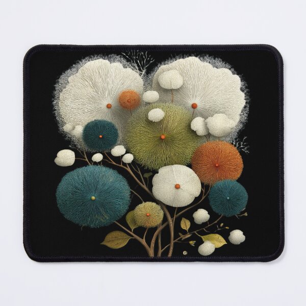 Item preview, Intricate Aspergillus Botanical Fungi Garden designed and sold by T-pocket.