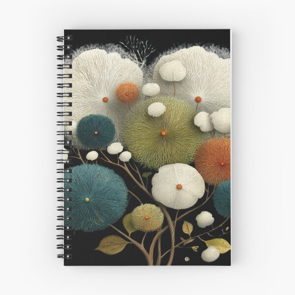 Item preview, Intricate Aspergillus Botanical Fungi Garden designed and sold by T-pocket.