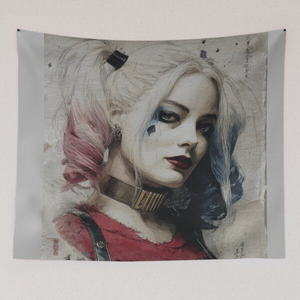 Item preview, Margot's Harley Sumi-e  designed and sold by AnimeArsenalPrints.