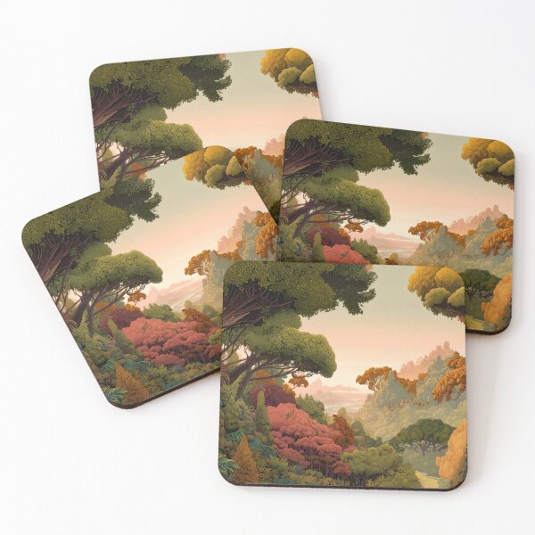Item preview, Golden Valley Forest Landscape designed and sold by LuminousFoundry.