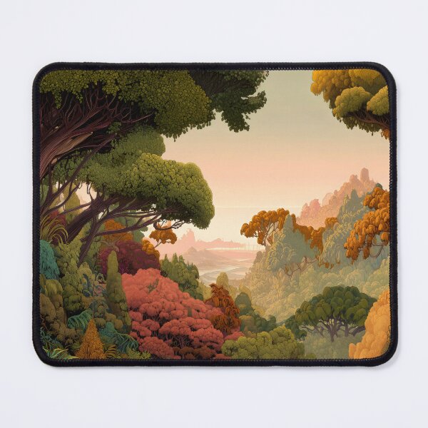 Item preview, Golden Valley Forest Landscape designed and sold by LuminousFoundry.