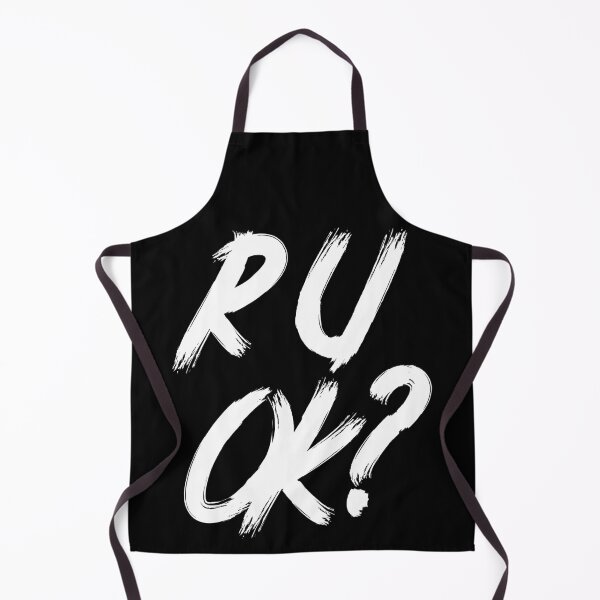Item preview, Distressed Brush Script R U OK? Mental Health Design designed and sold by Vision Crafted.
