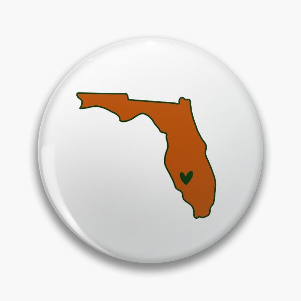 Item preview, University of Miami heart sticker designed and sold by OddBall21.