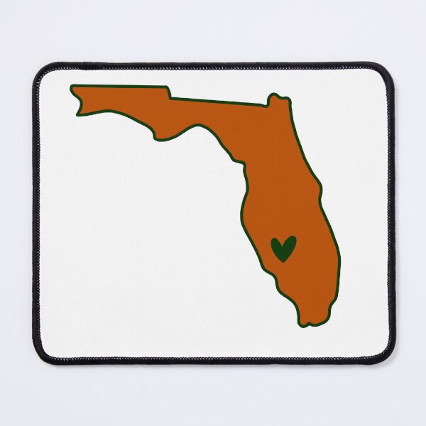 Item preview, University of Miami heart sticker designed and sold by OddBall21.