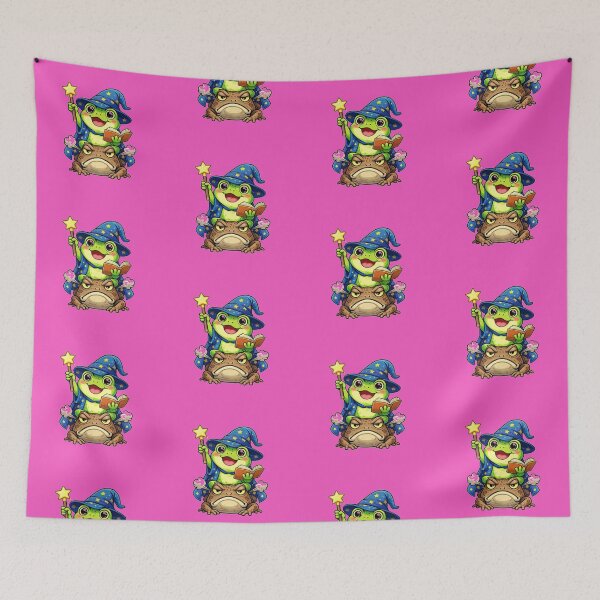 Item preview, Magical Frog on a Discontented Toad designed and sold by FroggyOnly.