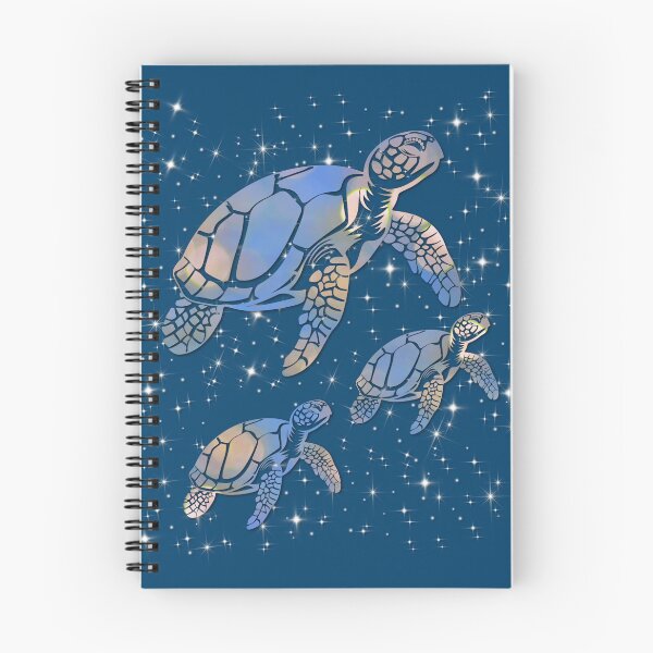 Item preview, Sea Turtle Family Galaxy Ocean illustration designed and sold by 3DDesignSpot.