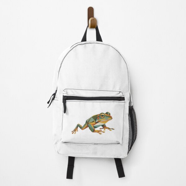 Item preview, Geometric Frog Sticker – Polygonal Art Sticker for Nature Lovers designed and sold by bsbd-action.