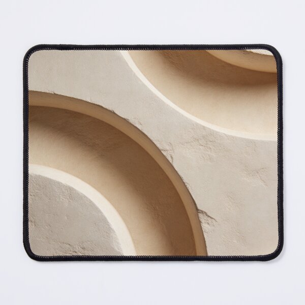 Item preview, Minimalist 3D Abstract Neutral Wall Art – Beige Organic Shapes Decor designed and sold by QuietCanvasArtworks.