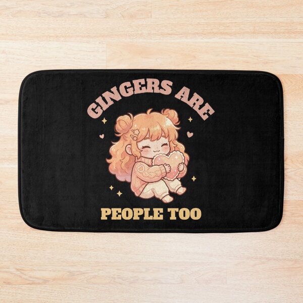 Item preview, Gingers Are People Too Red Hair Joke Kawaii Cartoon Aesthetic designed and sold by UniTeeCo.