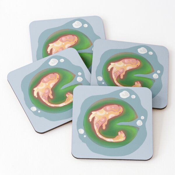 Item preview, Koi fish in pond designed and sold by pinkybat.