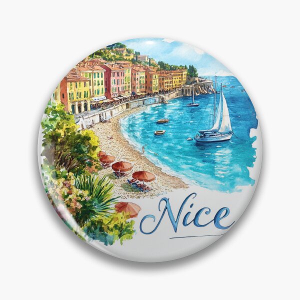 Item preview, Nice, France – Côte d’Azur Charm designed and sold by Myra365Art.