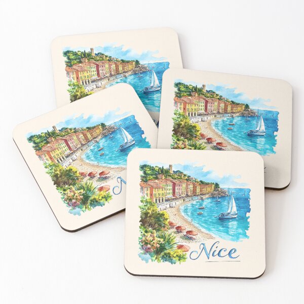 Item preview, Nice, France – Côte d’Azur Charm designed and sold by Myra365Art.