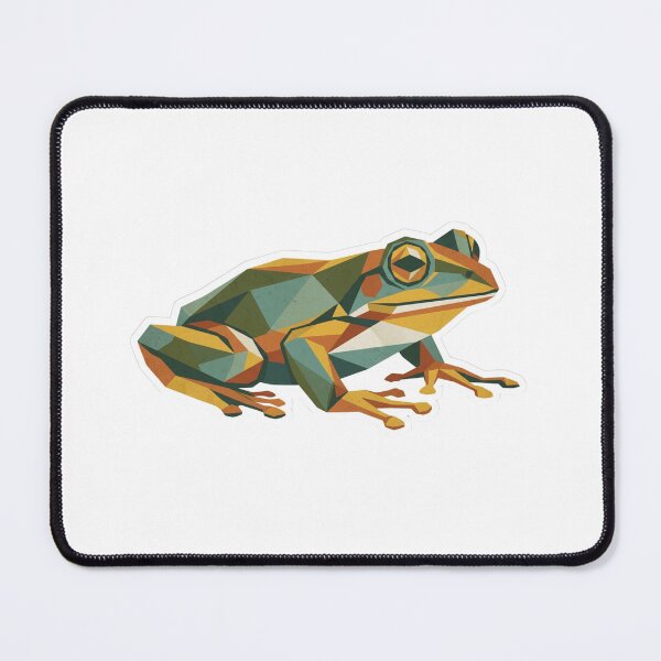 Item preview, Green Frog Mosaic Sticker – Wall Art for Modern Decoration designed and sold by bsbd-action.