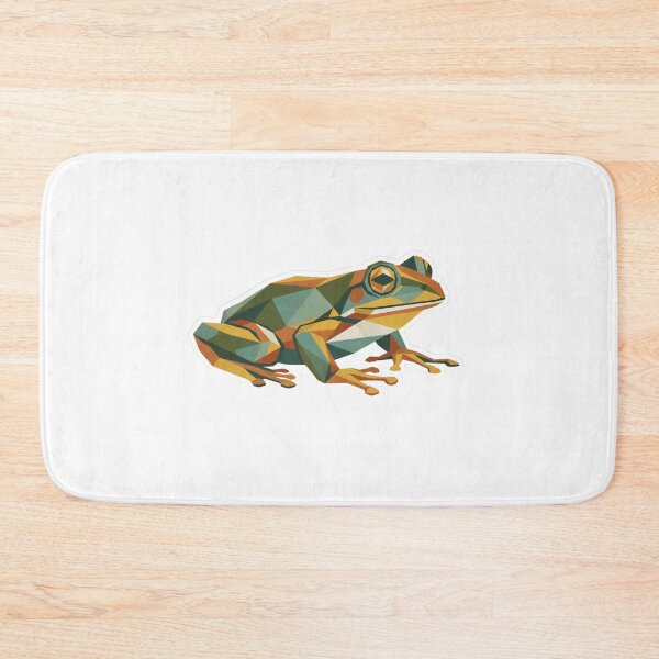 Item preview, Green Frog Mosaic Sticker – Wall Art for Modern Decoration designed and sold by bsbd-action.